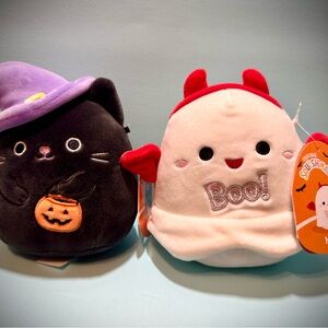 Calio & Melfy 5’’ Halloween Squishmallows NWT